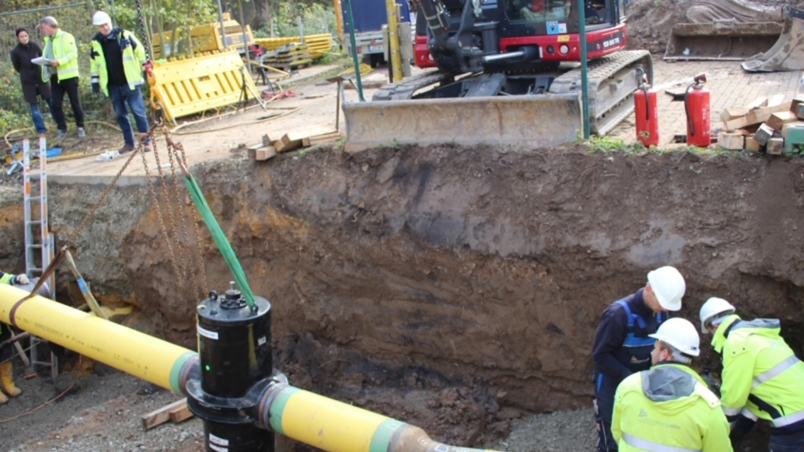Arbeiten an der Gasbaustelle (4)