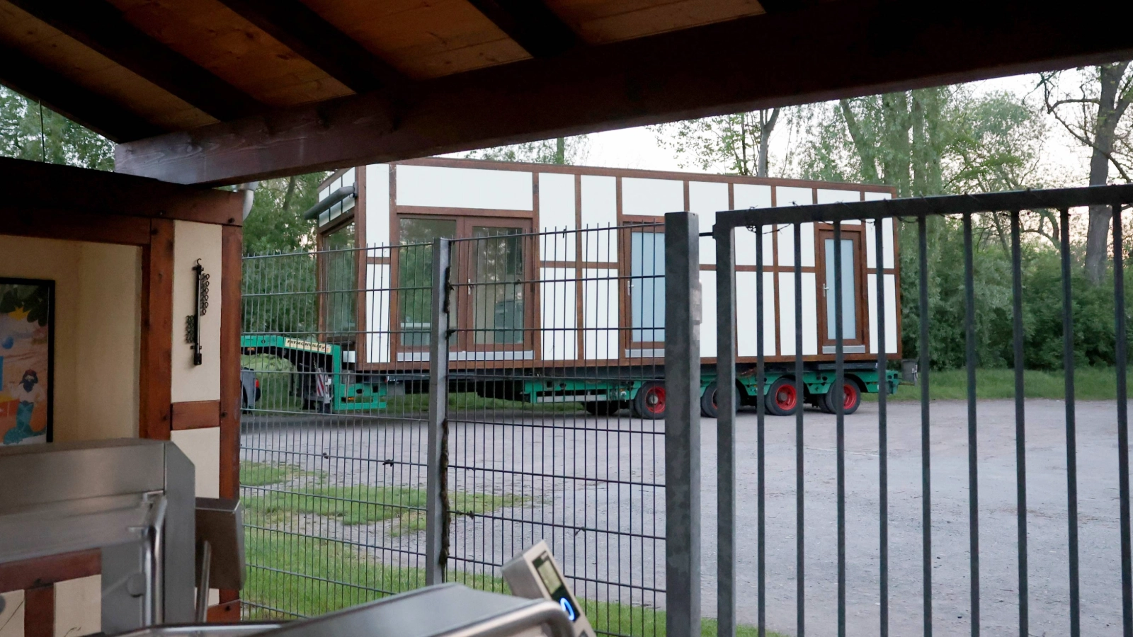 Lieferung vom Tiny House