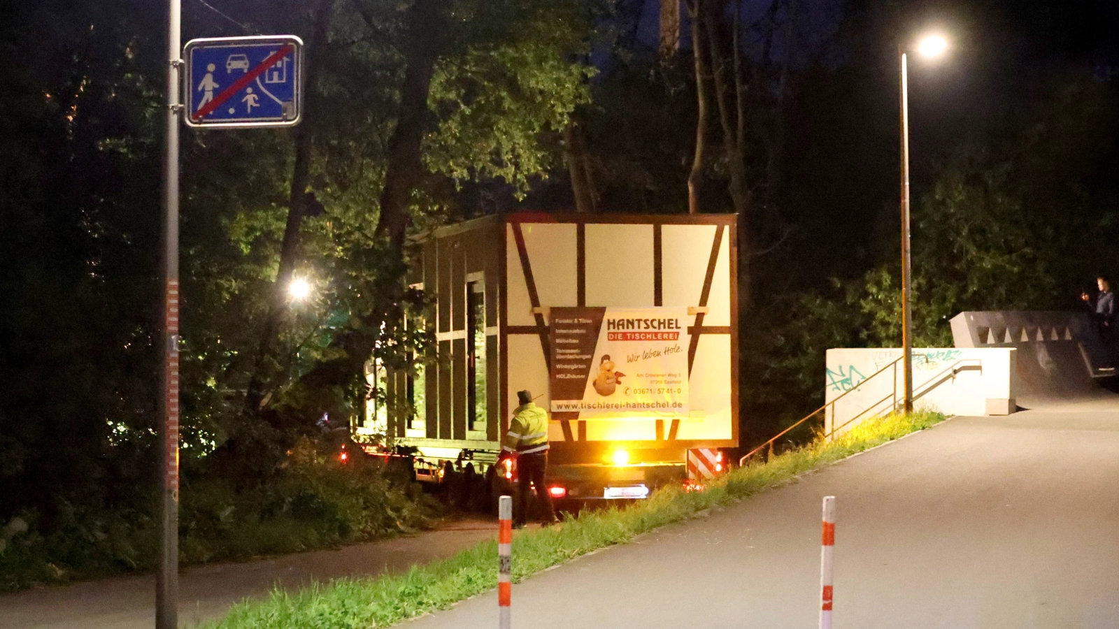 Lieferung vom Tiny House
