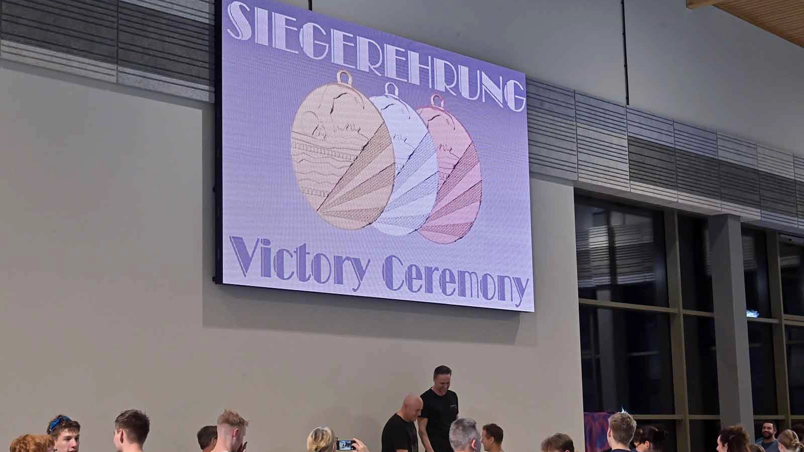 Siegerehrung Sportschwimmhalle