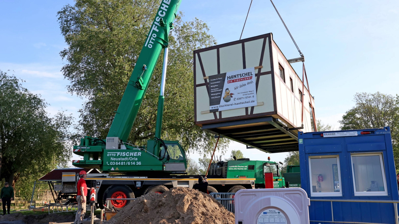 Lieferung vom Tiny House