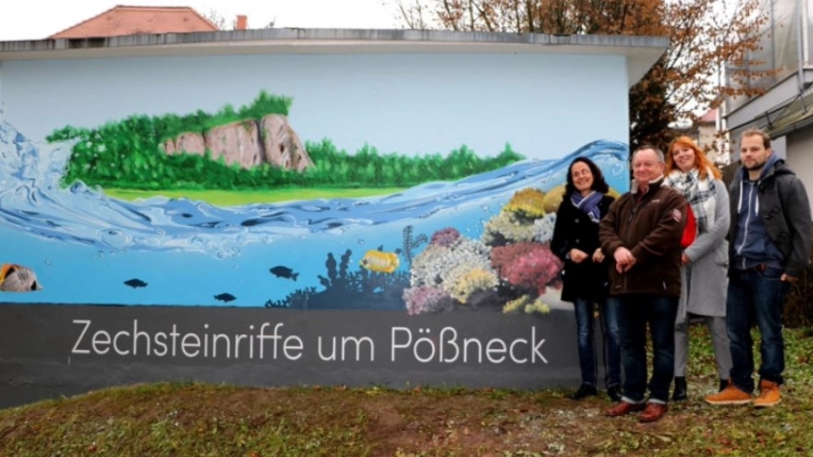 Trafostation der Stadtwerke in der Kastanienallee in Pößneck.