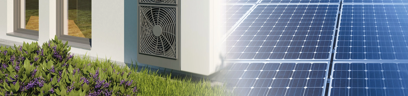 Wärmepumpe und Solardach