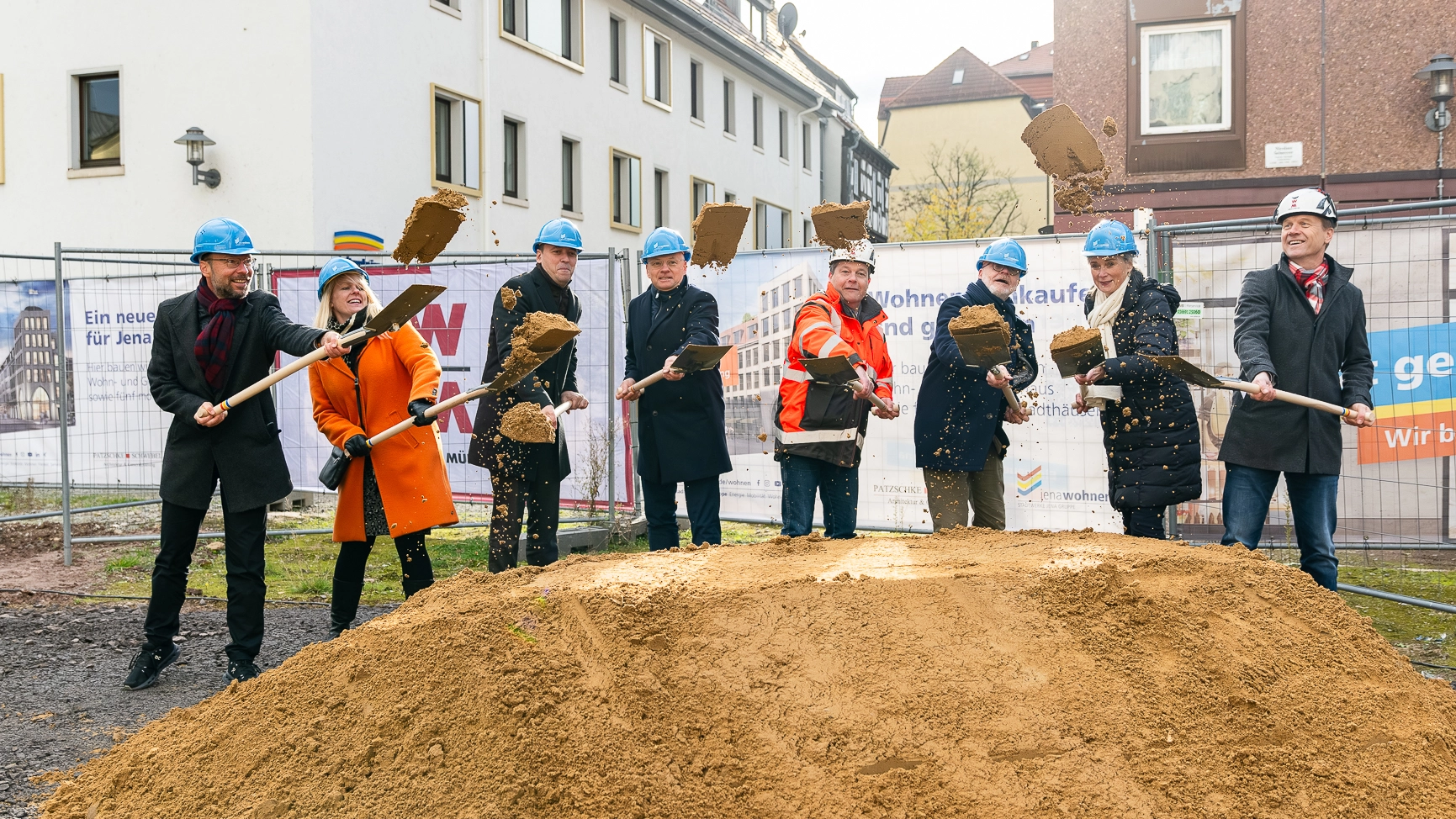 Bilderreihe Spatenstich für das Neue Saaltor - Jena 11.2024 - Bild 11