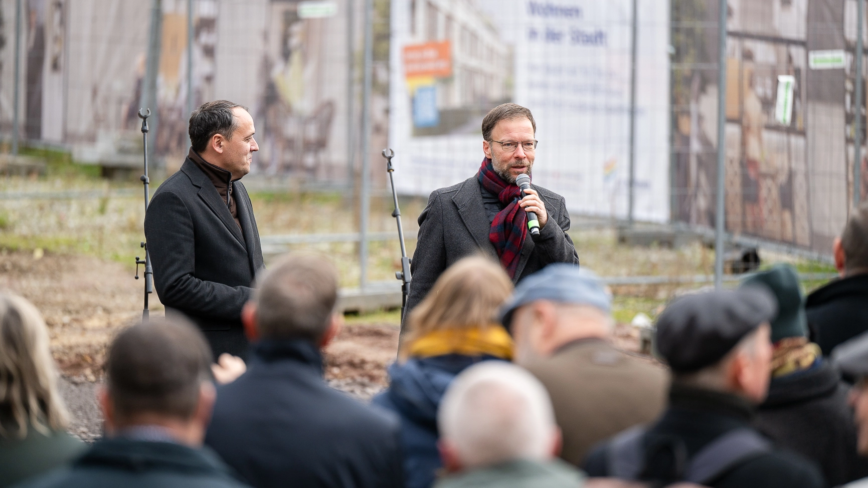 Bilderreihe Spatenstich für das Neue Saaltor - Jena 11.2024 - Bild 4