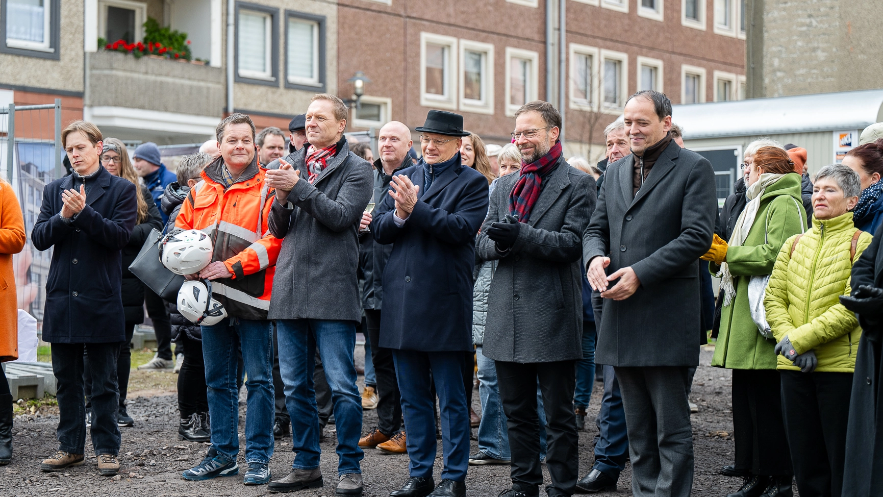 Bilderreihe Spatenstich für das Neue Saaltor - Jena 11.2024 - Bild 8