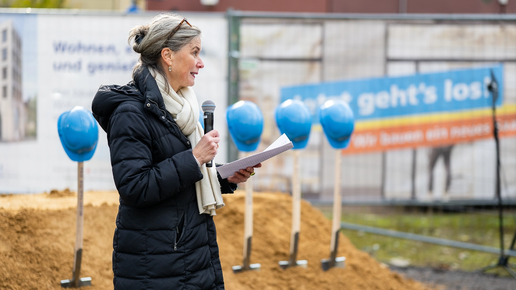 Bilderreihe Spatenstich für das Neue Saaltor - Jena 11.2024 - Bild 7
