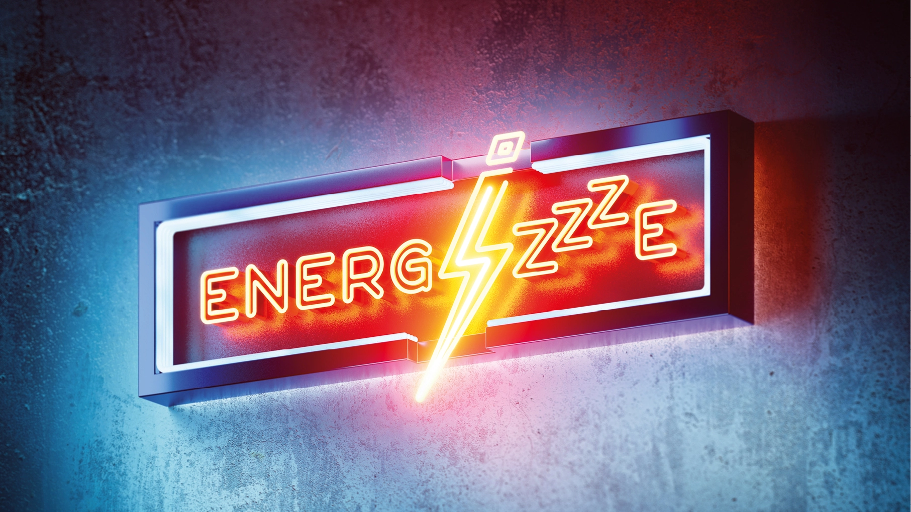 Schriftzug Energize