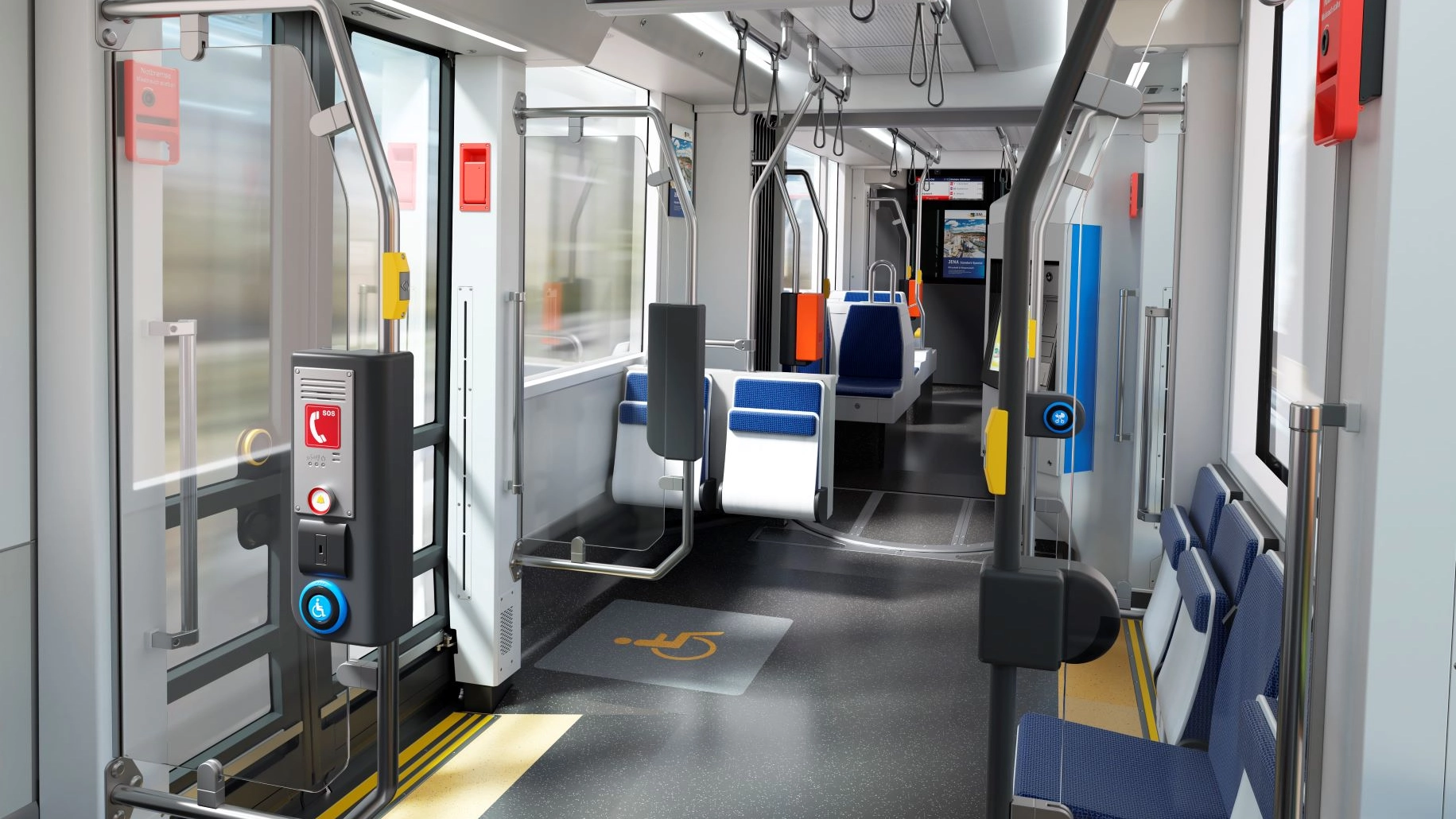 Die Innenausstattung einer Lichtbahn