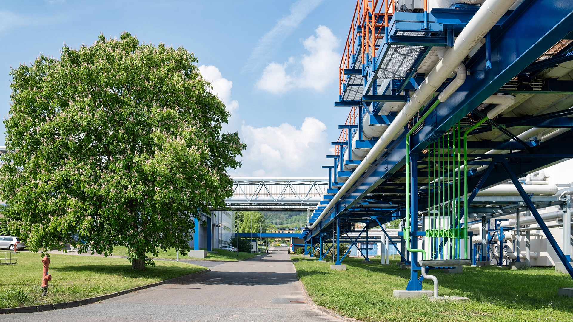 Fernwärmeausspeisung für Jena am Heizkraftwerk Winzerla