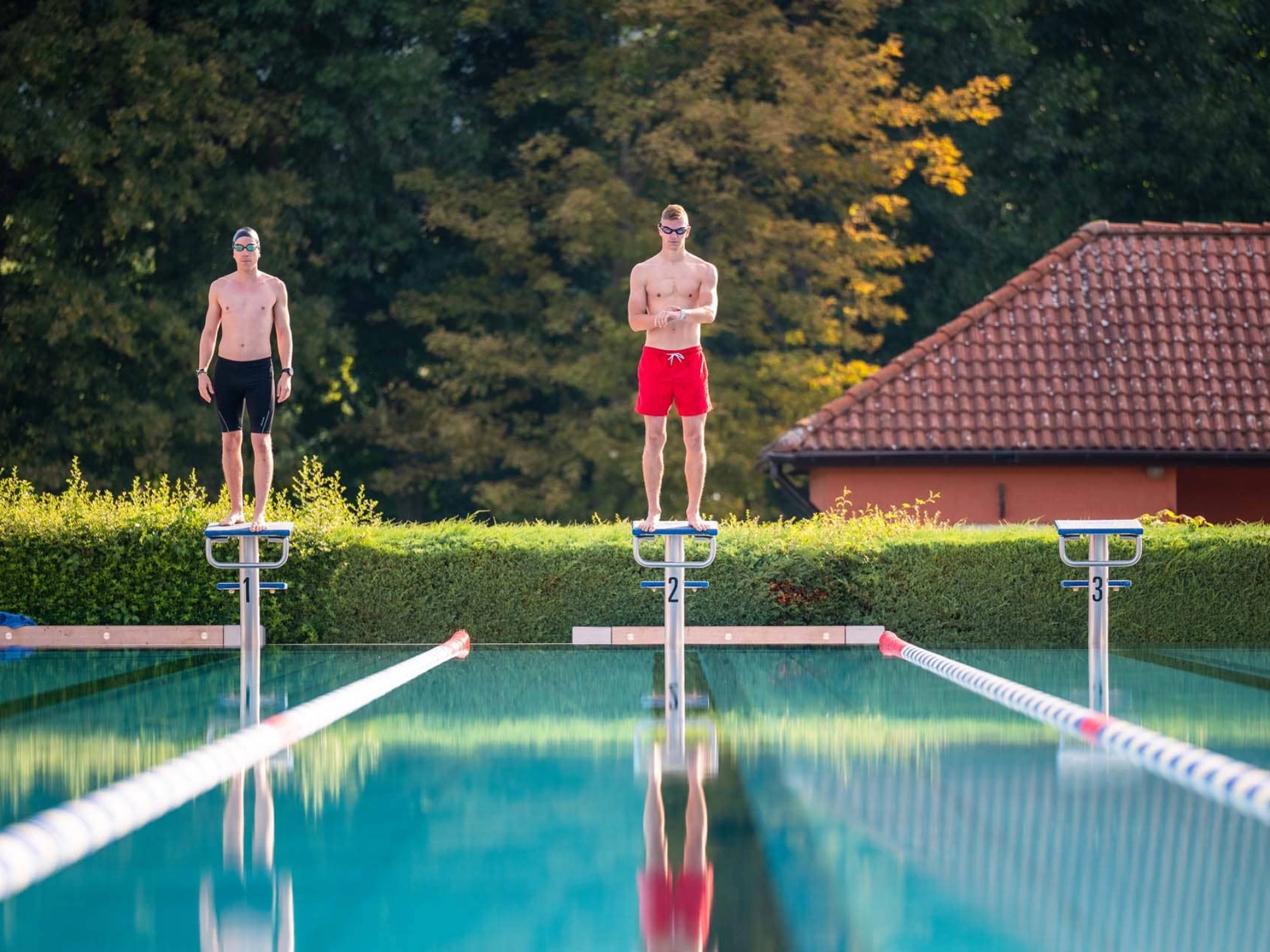 Ostbad Startblock Schwimmerbecken