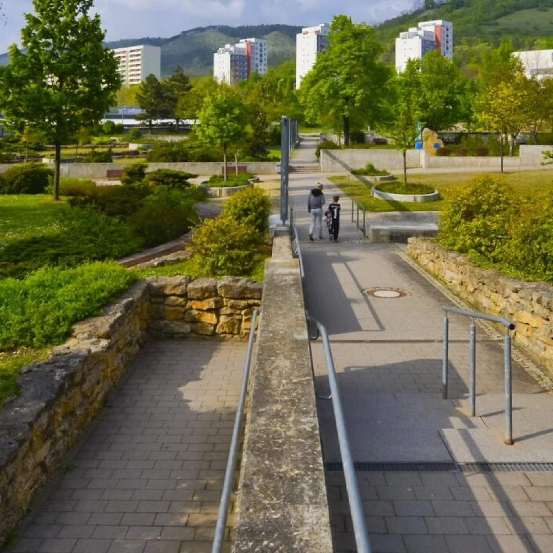 Der Lobdepark in Jena Lobeda