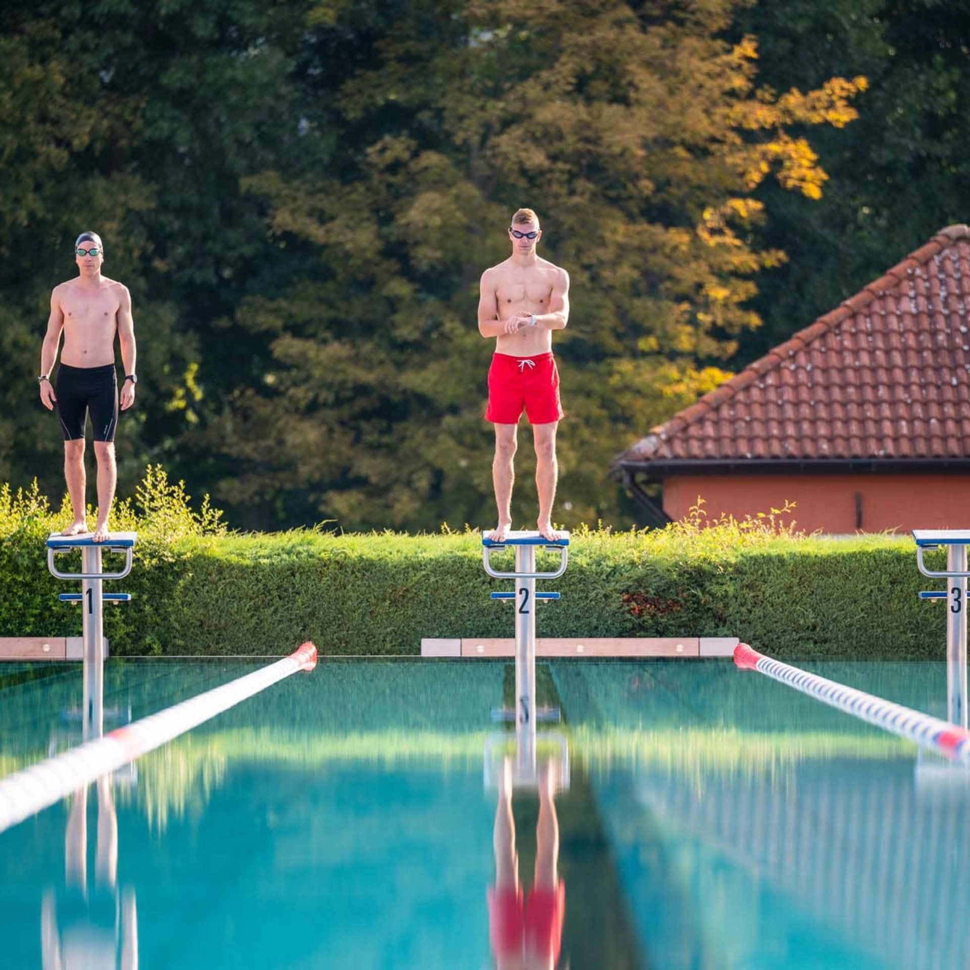 Ostbad Startblock Schwimmerbecken