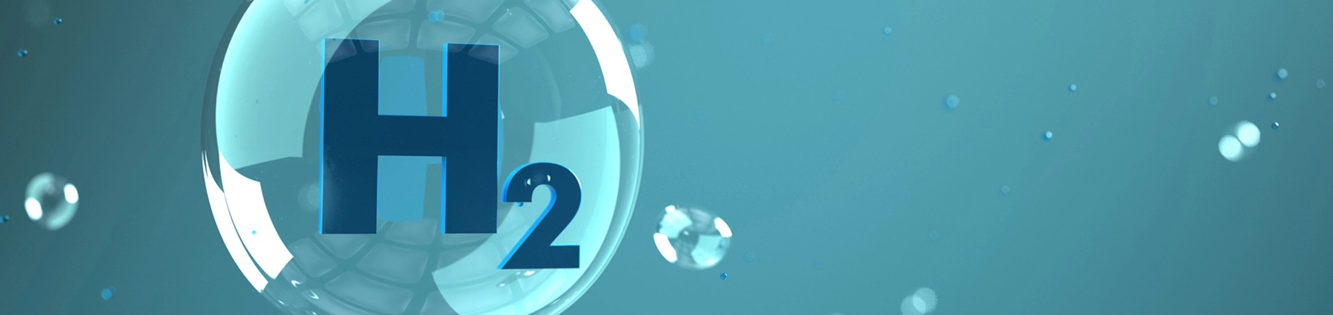 Symbolbild Wasserstoff als CO2-freier Brennstoff der Zukunft