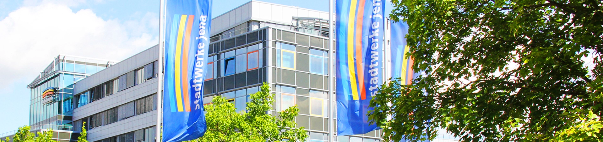 Das Geschäftsgebäude der Stadtwerke Jena 