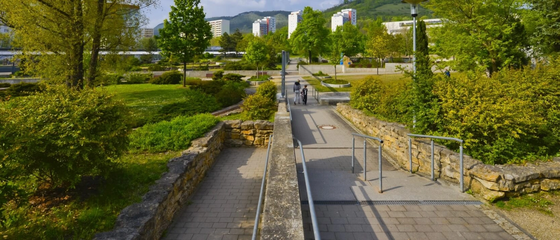 Der Lobdepark in Jena Lobeda