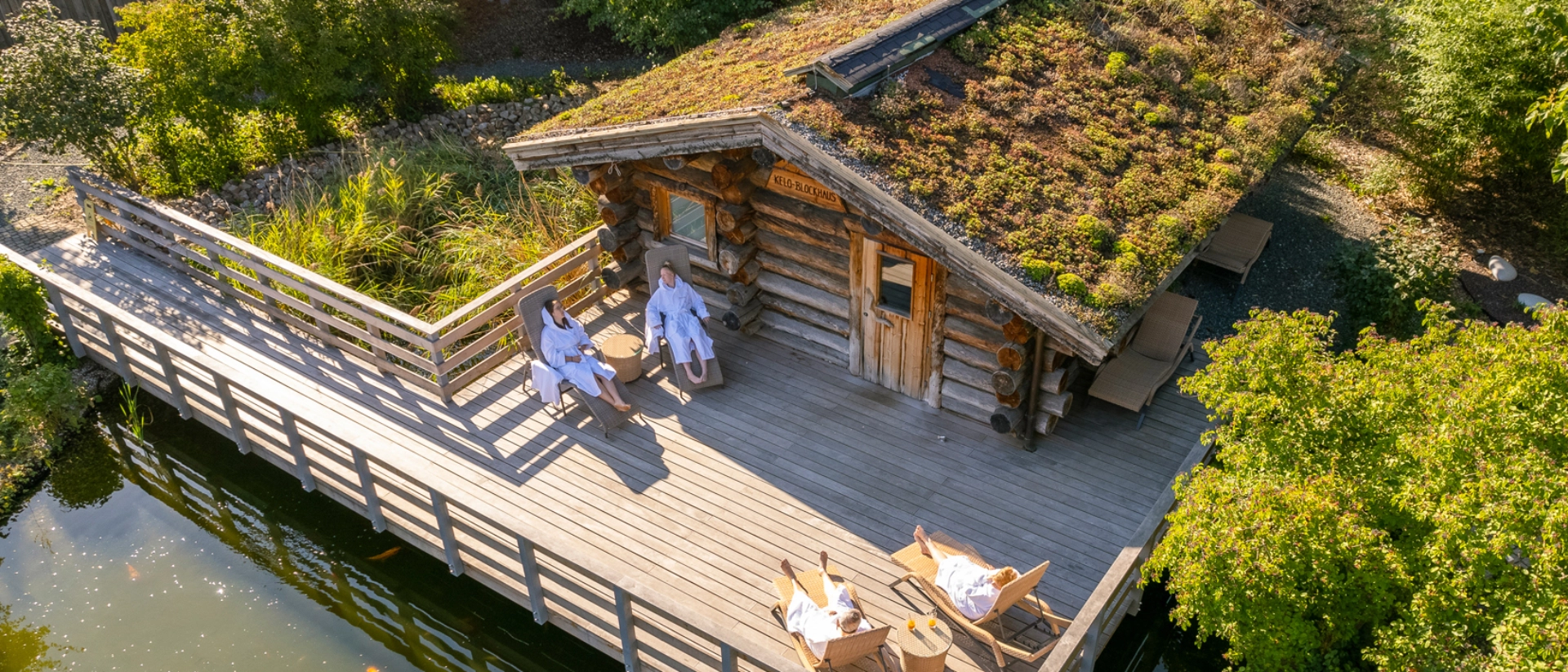 Sauna im GalaxSea von außen
