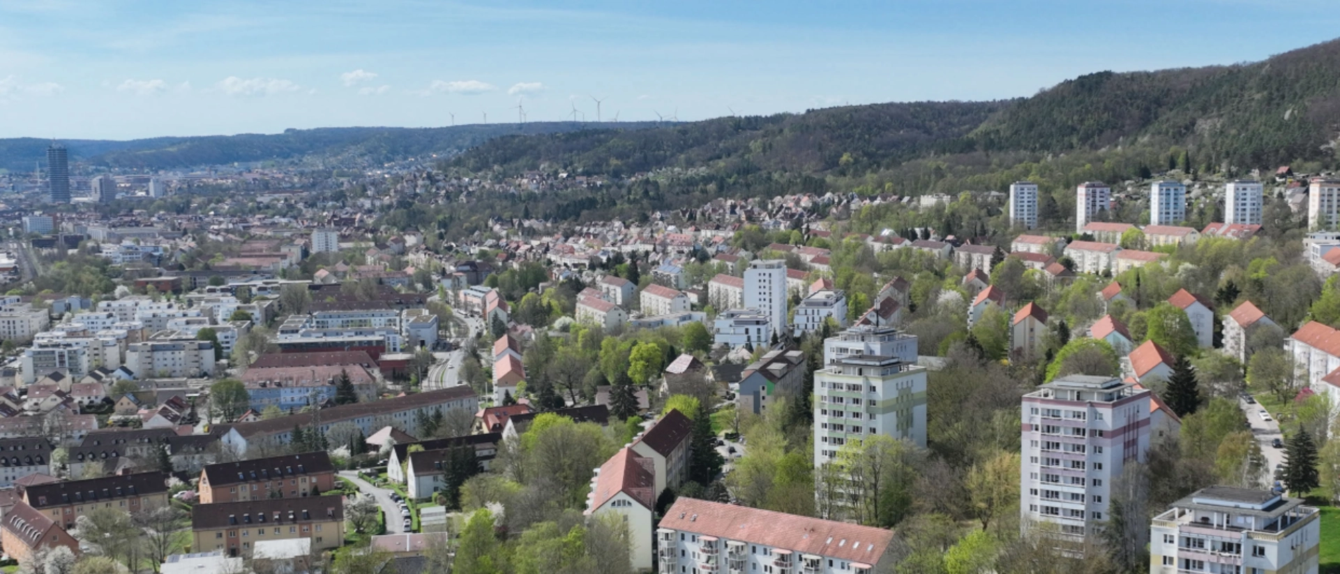 Ausblick über Jena