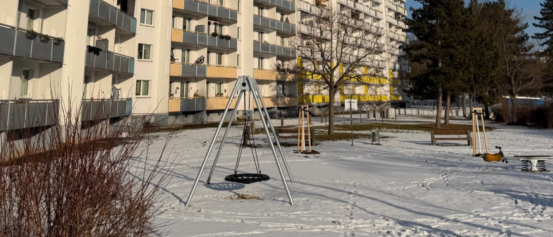 Jena Lobeda im Winter