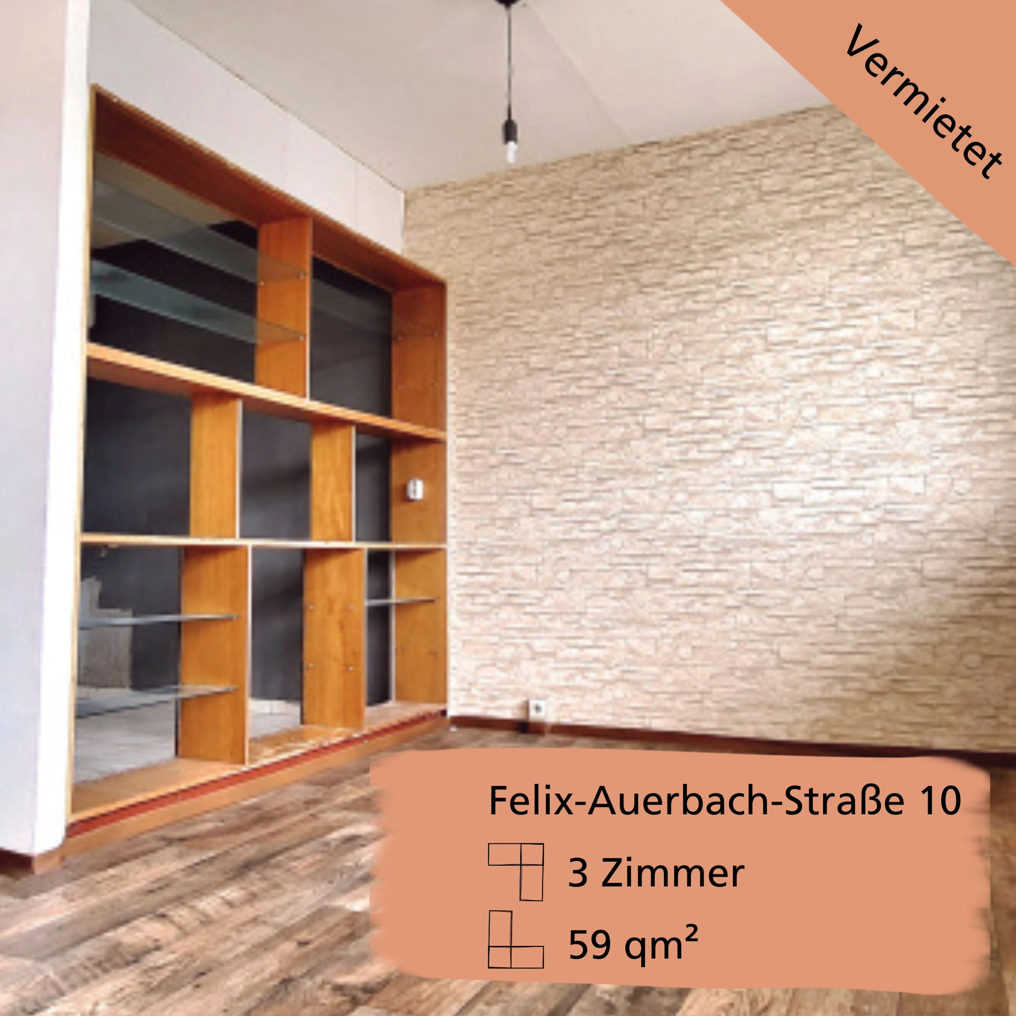 Projekt jenaFREEstyle – 3-Zimmer-Wohnung in Jena | 59 m² | Vermietet