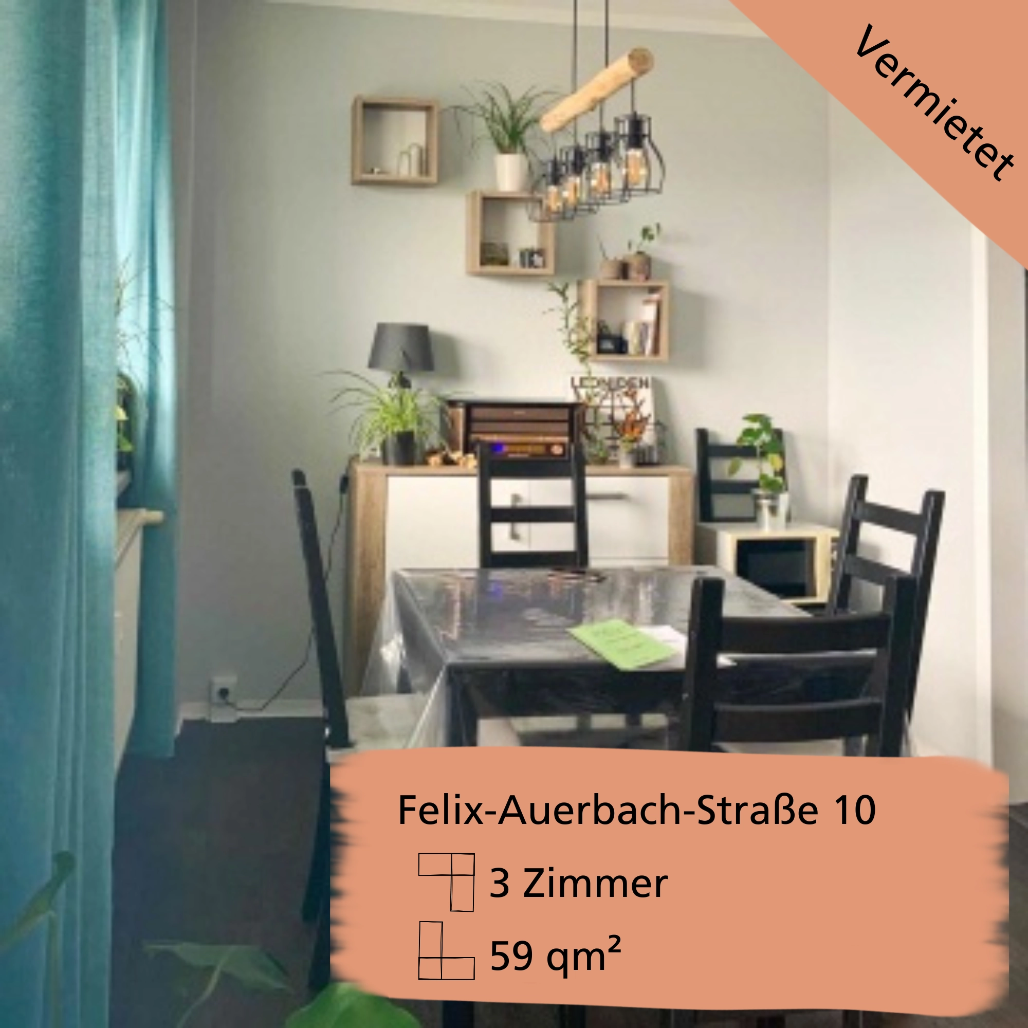 Projekt jenaFREEstyle – 3-Zimmer-Wohnung in Jena | 59 m² | Vermietet