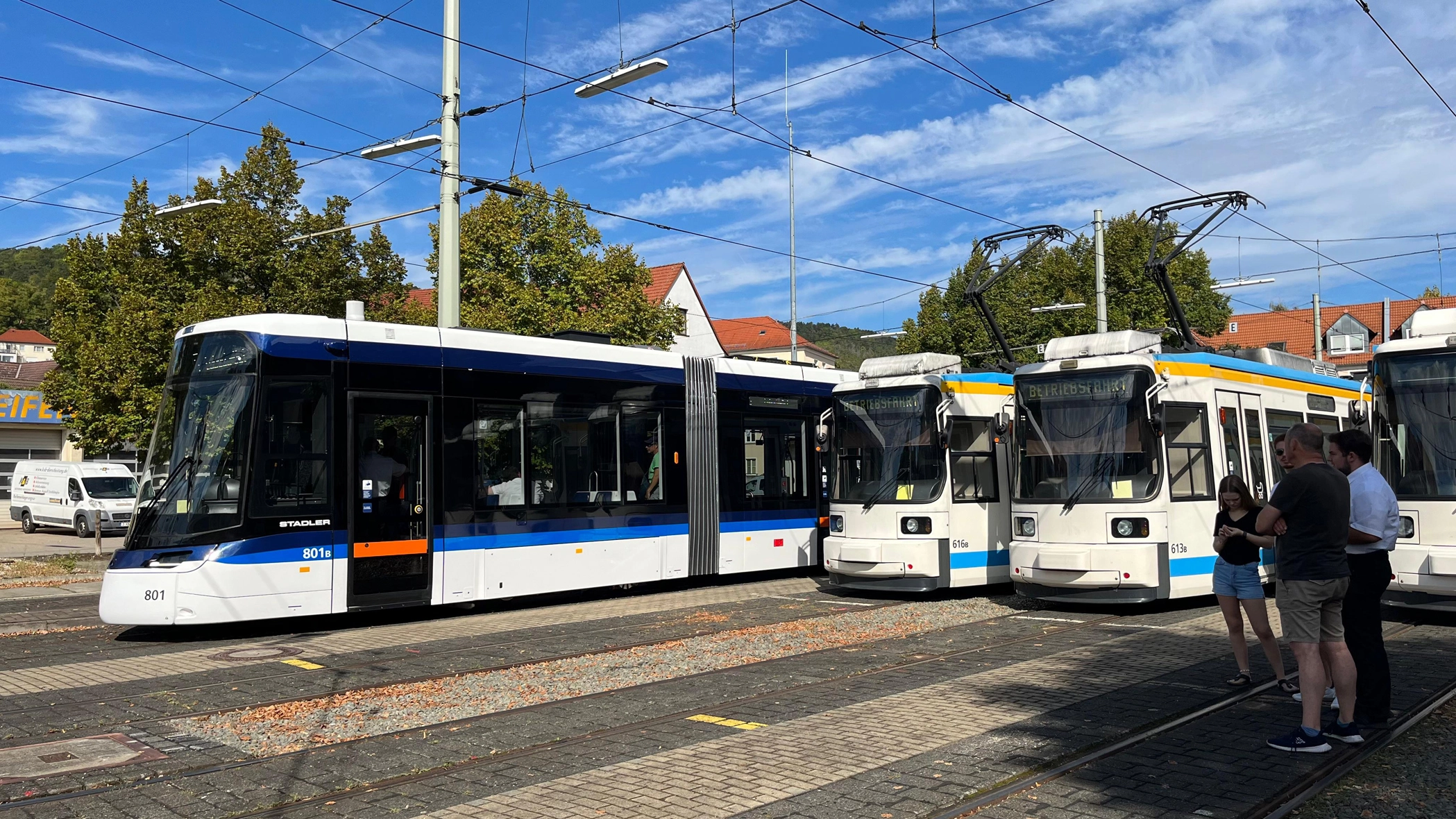 Sommer 2023: Testfahrten der Lichtbahn