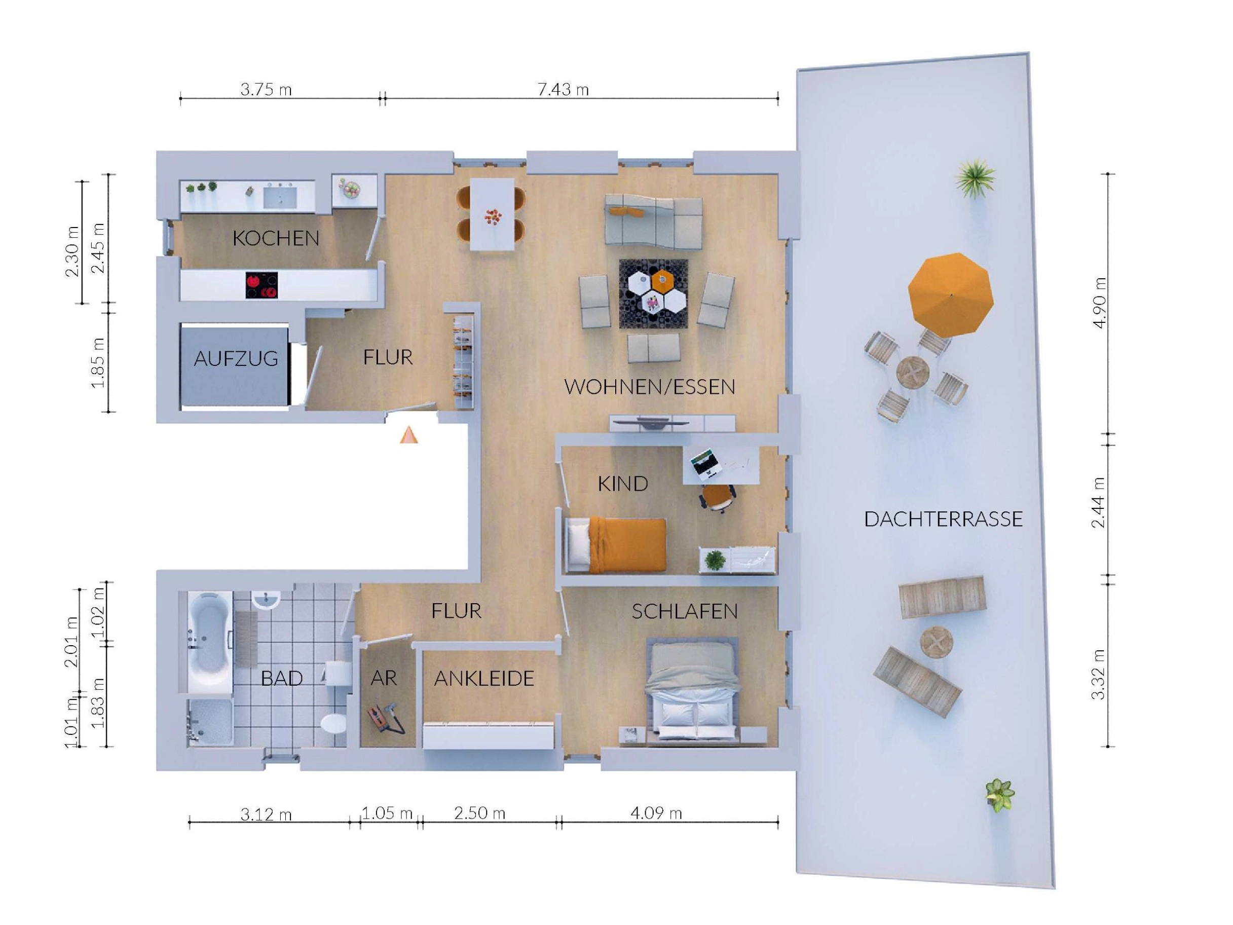 Grundriss Wohnung Schützenhof