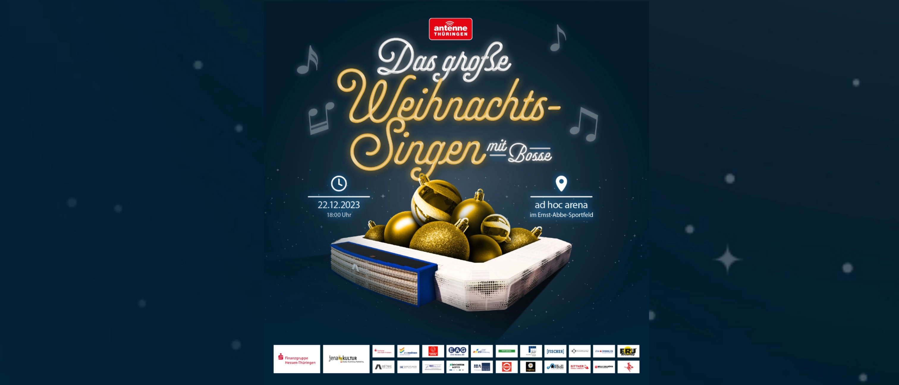 Weihnachtssingen Ad hoc Arena Tickets für Mieter 2023