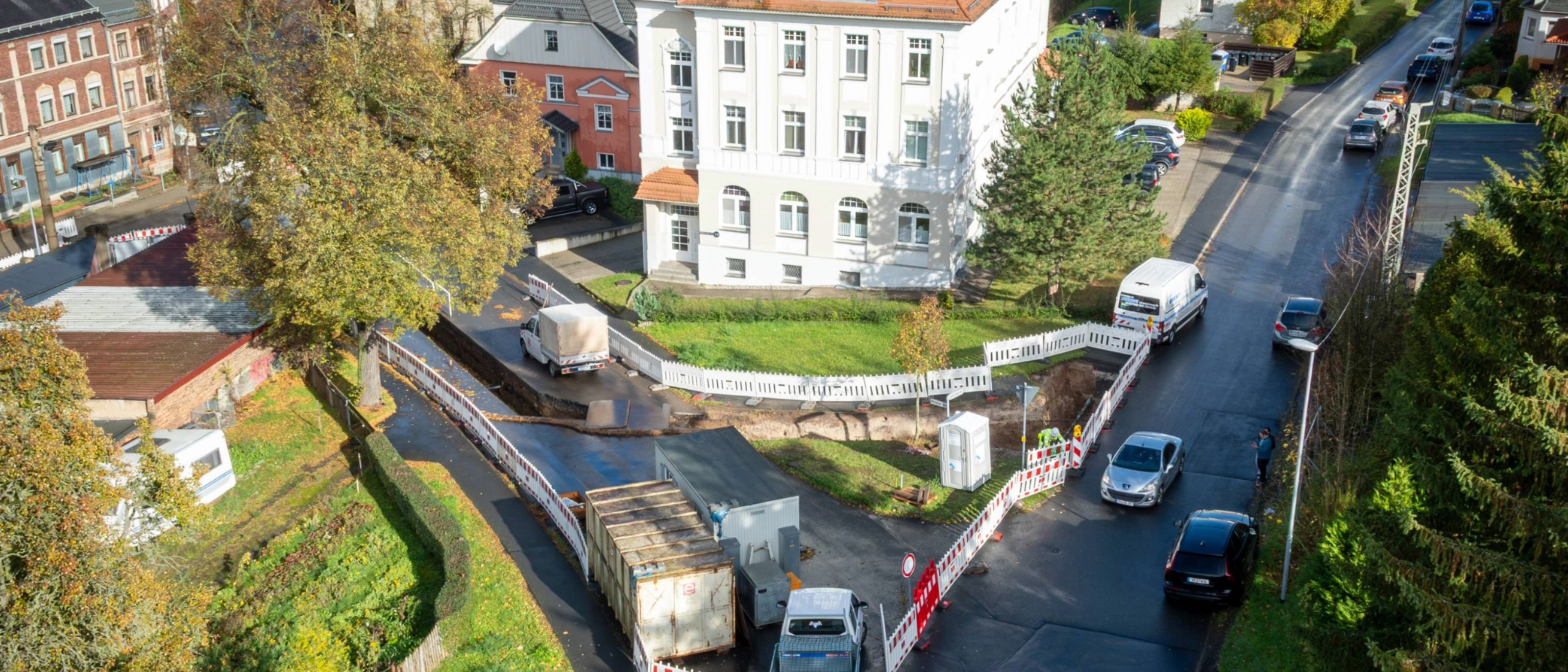 Rund 11 % der Haushalte in Pößneck nutzen bereits Fernwärme. Bis 2040 soll sie vollständig aus erneuerbarer Energie erzeugt werden.