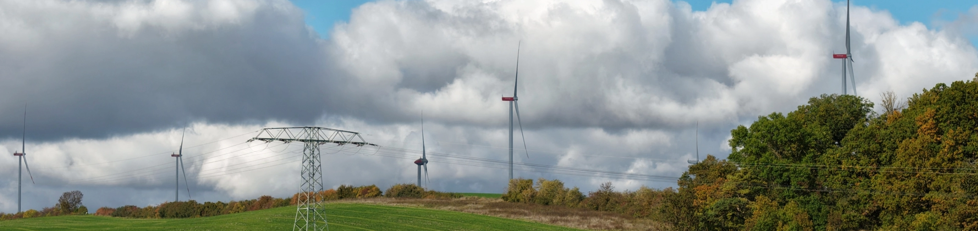 Windräder bei Bucha