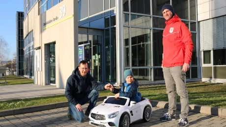 Gewonnen: Mini-E-Auto sorgt für Fahrspaß beim Nachwuchs