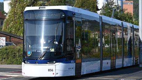 Gleisbau am Burgaupark: Straßenbahnverkehr unterbrochen 