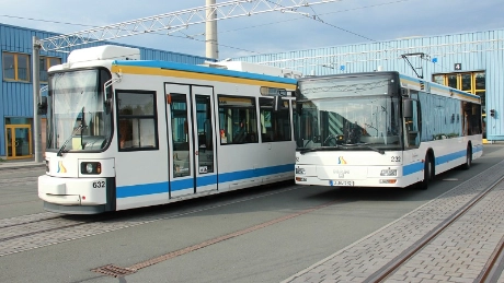 Baubedingte Linienänderungen im Stadtzentrum und am Steinweg