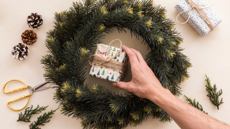 Adventskranzworkshop am 26.11.25 im Kreativen Baubüro Lobeda-West