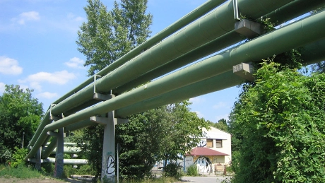 Arbeiten am Fernwärmenetz in Jena-Nord
