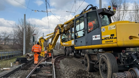 Oberaue: Einseitige Sperrung am Wochenende für planmäßige Gleisarbeiten 