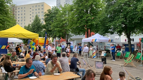 Mit bester Stimmung zweiten Bauabschnitt gefeiert