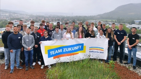 39 neue Auszubildende und dual Studierende bei der Stadtwerke Jena Gruppe 