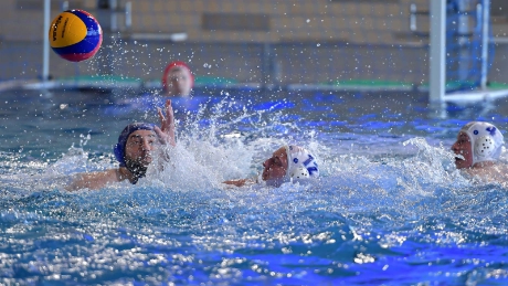 Wasserball-Wettkampf im Schwimmparadies