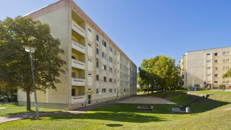 View of the countryside - 3-room apartment in Blankenhain with balcony