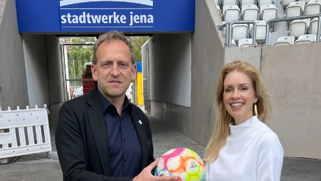 Der FC Carl Zeiss Jena und die Stadtwerke Jena starten am 6. Mai „Tour durch die Region“