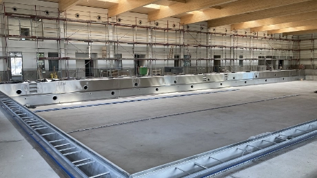  Eröffnung der neuen Sportschwimmhalle im Frühjahr 2023