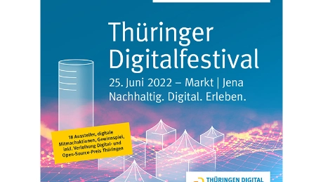 Thüringer Digitalfestival: Smartes Quartier und MeinJena sind dabei