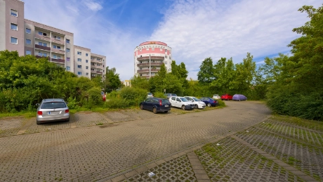 Parking space in Jena Winzerla for motorcycle or car