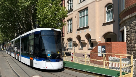 Barrierefreier Umbau der Haltestelle Löbdergraben 