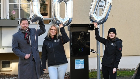 100th public charging point in Jena