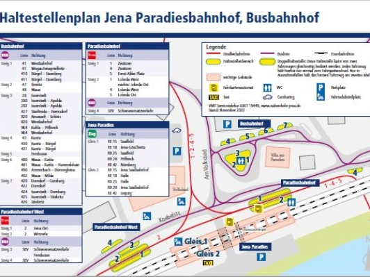 Haltestellenumgebungsplan Jena-Paradies Vorschau