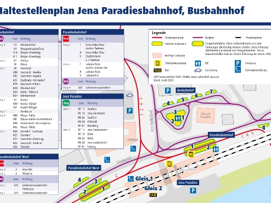 Haltestellenumgebungsplan Jena-Paradies Vorschau