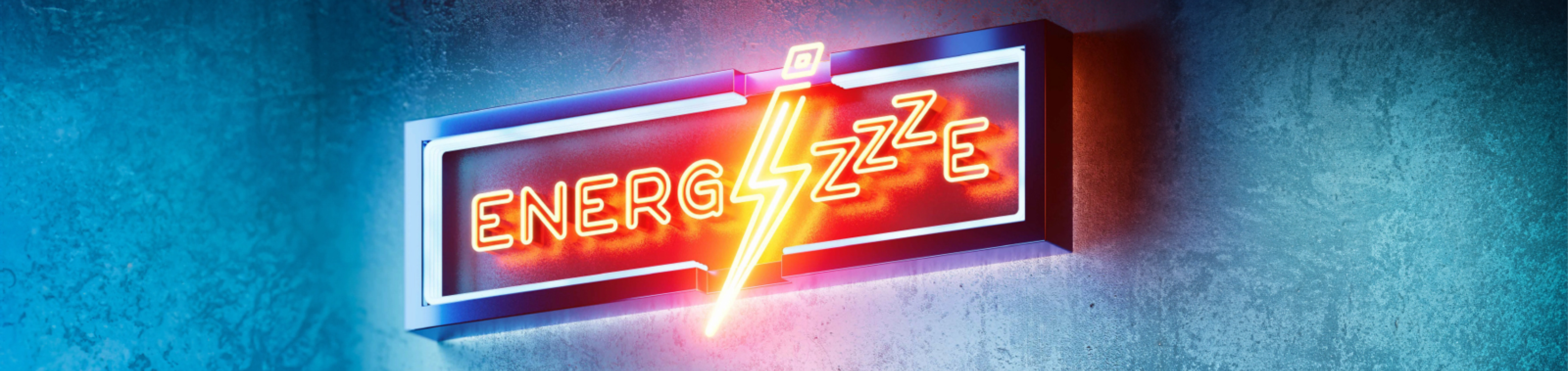 Schriftzug Energize