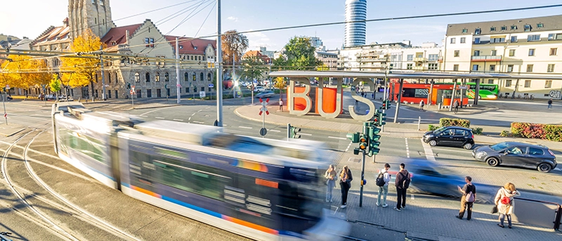Busbahnhof Straßenbahn